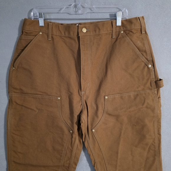 NWOT Carhartt Loose Fit Double Knee Duck Canvas Utility Pants B01 USA Size 38x34 - Picture 6 of 11